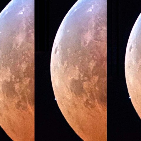 皆既月食中の天王星食