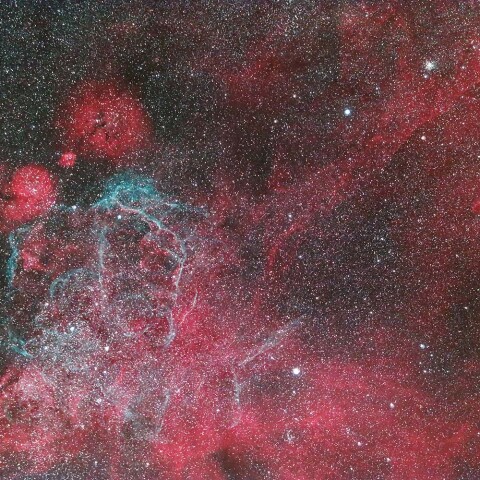 ガム星雲主要部