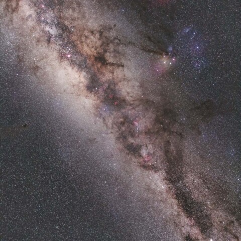 へびつかい座～ケンタウルス座の天の川