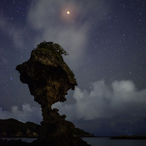 ハート越しのブラッドムーン