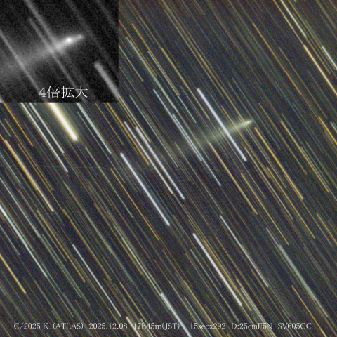 C/2025 K1 (ATLAS) アトラス彗星の分裂核