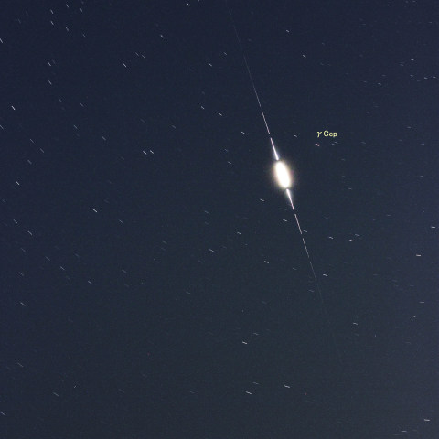 イリジウム18号のフレア