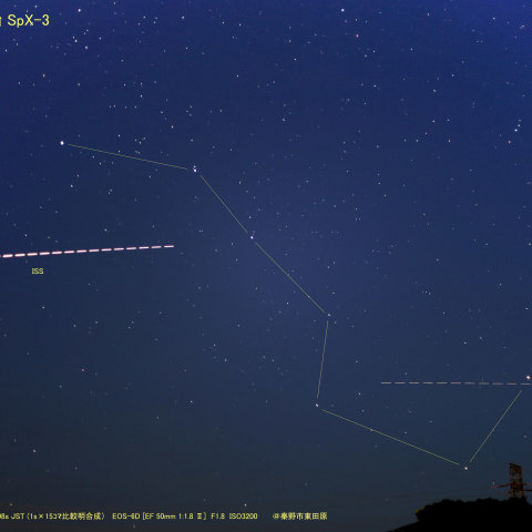 ドラゴン SpX-3 と ISS
