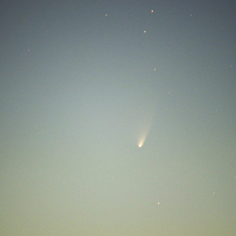 3/21 パンスターズ彗星、伊丹市街より