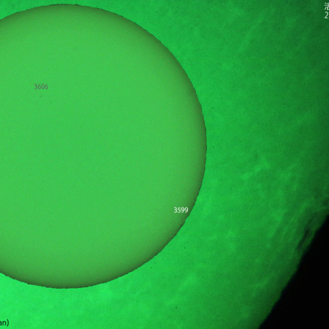 沈む活動領域 3599：2024/03/14