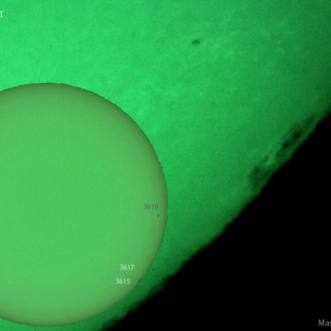 沈む活動領域 3615,3617：2024/03/31