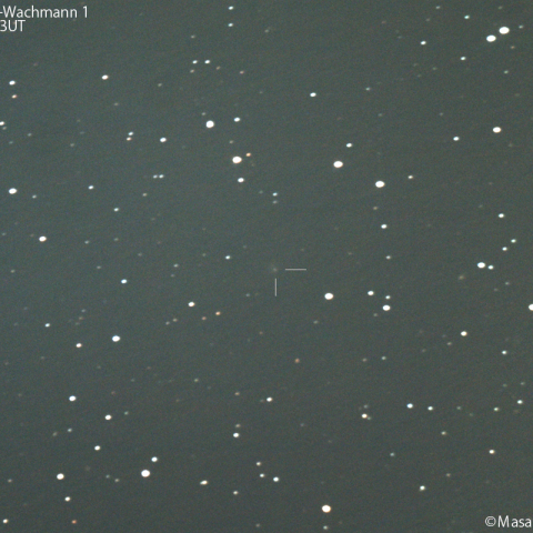 シュヴァスマン-ヴァハマン彗星 ( 29P ) ：2024/05/02