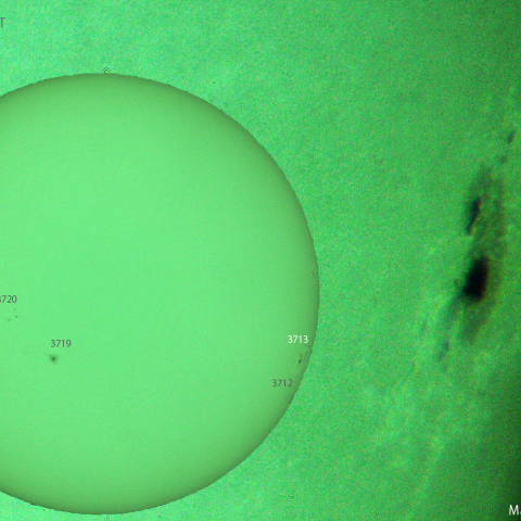 沈む活動領域 3713：2024/06/24