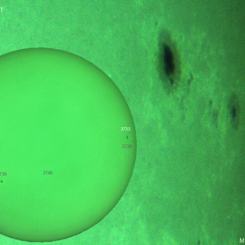 沈む活動領域 3733：2024/07/07