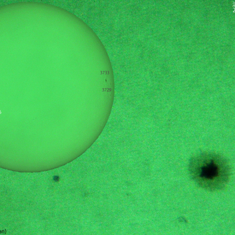 沈む活動領域 3736：2024/07/07