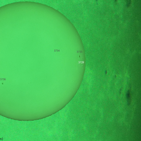 沈む活動領域 3729：2024/07/07