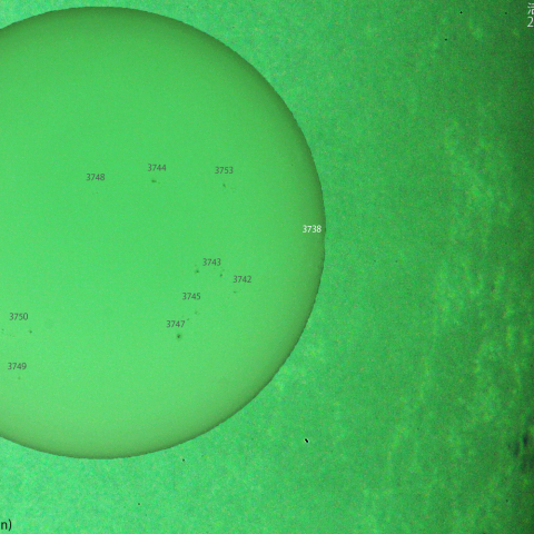 沈む活動領域 3738：2024/07/17