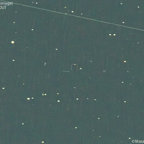 マクミラン彗星(208P)の予報位置：2024/07/28