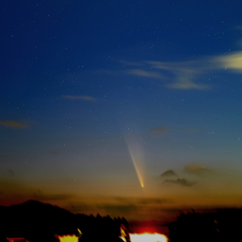 33mmで撮影した紫金山-アトラス彗星：2024/10/13