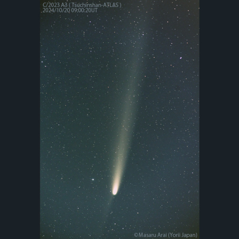 300mmで撮影した紫金山-アトラス彗星：2024/10/20