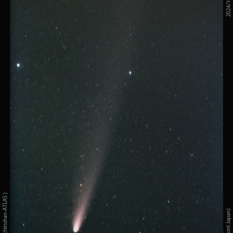 300mmで撮影した紫金山-アトラス彗星：2024/10/30