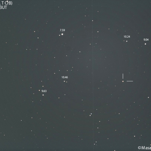 かんむり座Ｔ星：2024/12/23