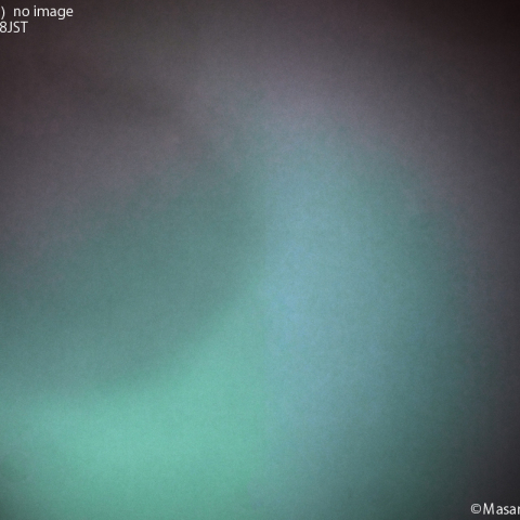 白昼のアトラス彗星の予報位置：2025/01/18