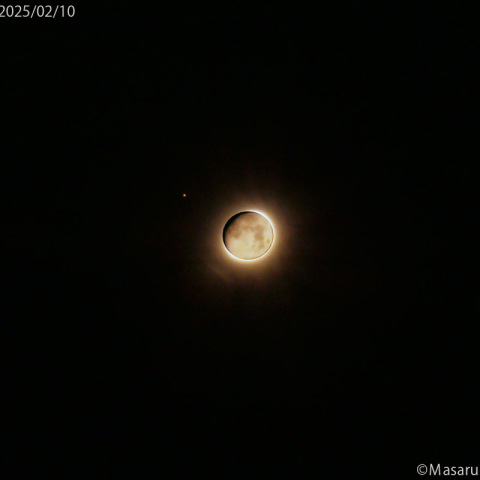 月と火星の大接近：2025/02/10