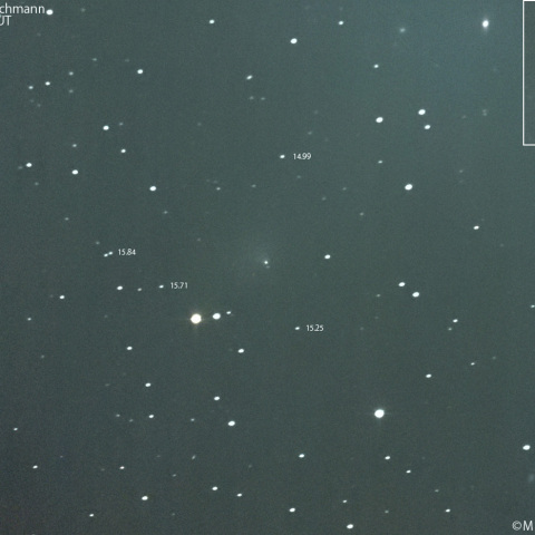 新たなバースト後のシュヴァスマン-ヴァハマン彗星 ( 29P )：2025/03/17