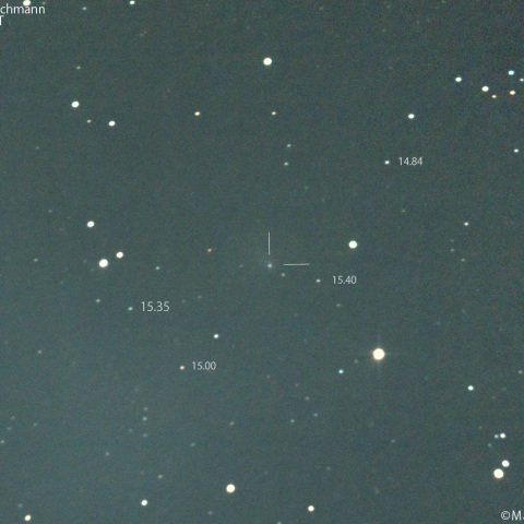 シュヴァスマン-ヴァハマン彗星 ( 29P )：2025/03/22