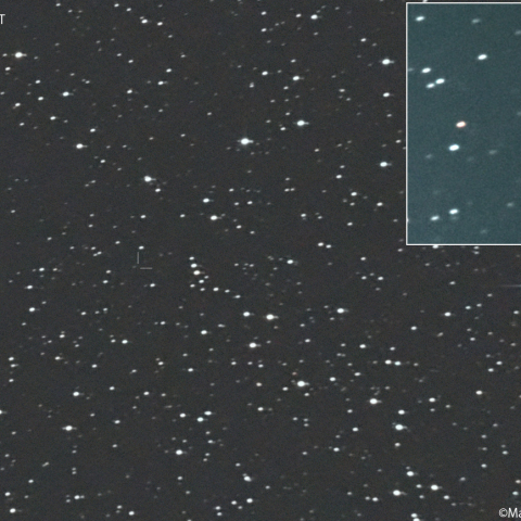 ロニオス彗星 (450P)の予報位置：2026/01/23