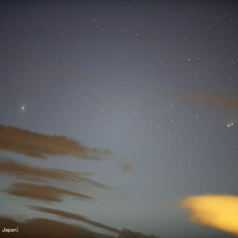 パンスターズ彗星20130407とM31
