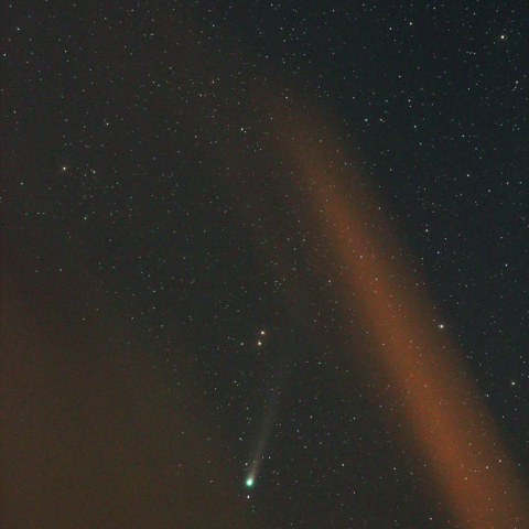 180mmによるラブジョイ彗星(20131212)