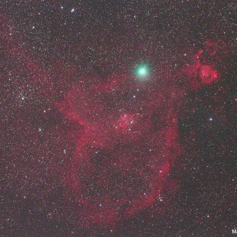 300mmによるジャック彗星