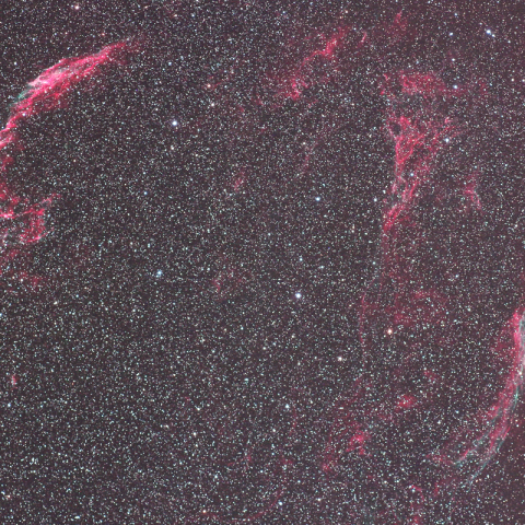 300mmによる網状星雲