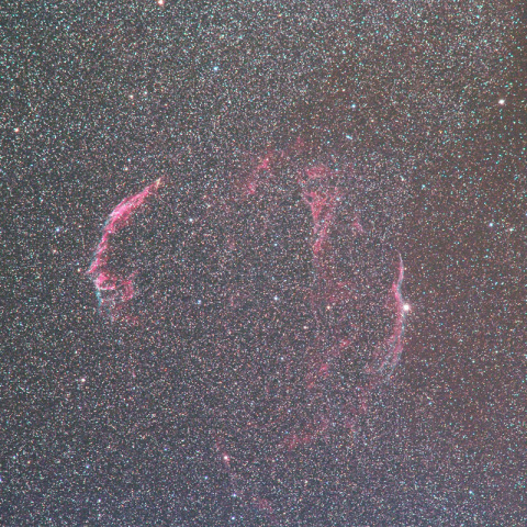 180mmによる網状星雲