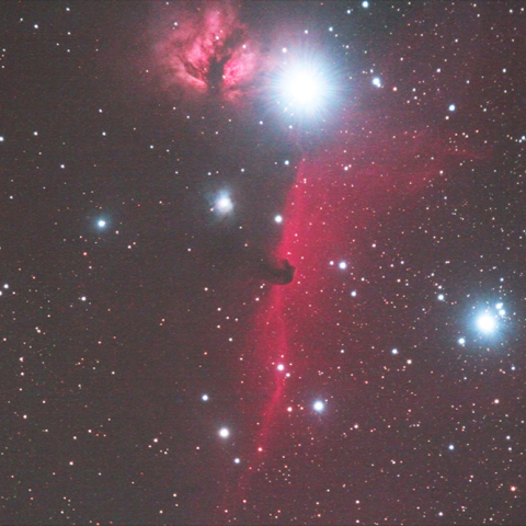 500mmによる馬頭星雲