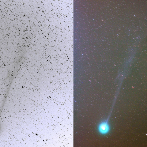 180mmによるラブジョイ彗星