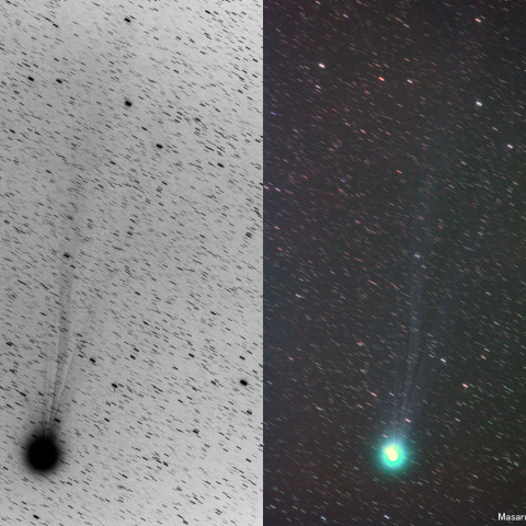 180mmによるラブジョイ彗星