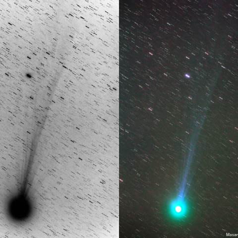300mmによるラブジョイ彗星