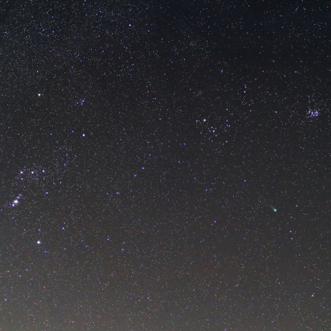 星空模様・ラブジョイ彗星～オリオン座