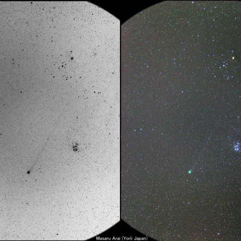 ラブジョイ彗星と二星団
