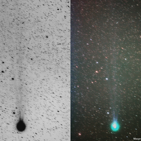 180mmによるラブジョイ彗星
