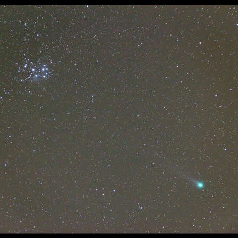 85mmによるラブジョイ彗星