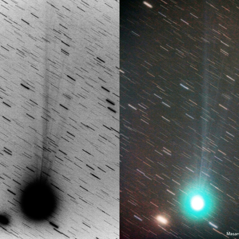 500mmによるラブジョイ彗星