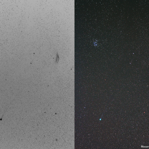 40mmによるラブジョイ彗星