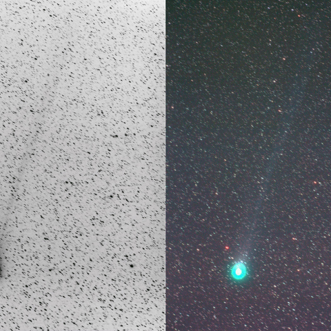 300mmによるラブジョイ彗星