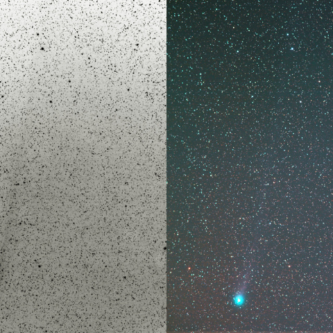 180mmによるラブジョイ彗星