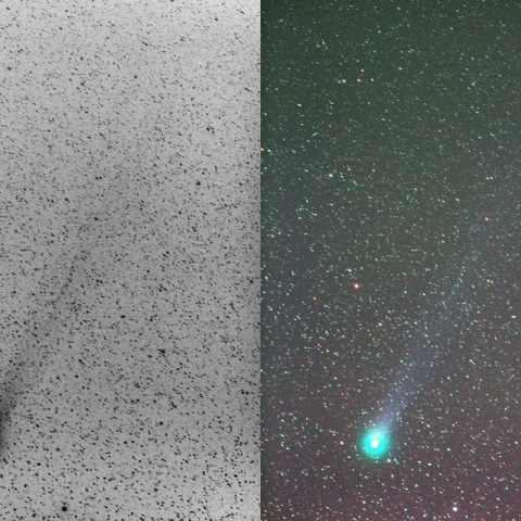 300mmによるラブジョイ彗星