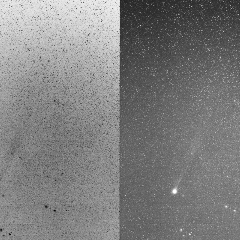 90mmによるラブジョイ彗星