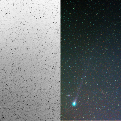 180mmによるラブジョイ彗星