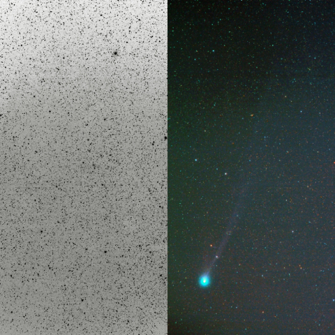 180mmによるラブジョイ彗星