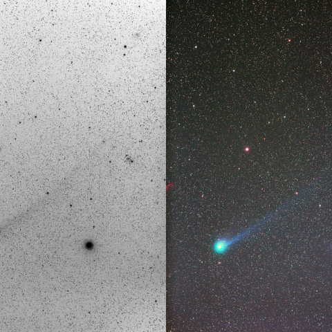 300mmによるラブジョイ彗星