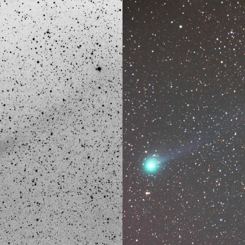 500mmによるラブジョイ彗星