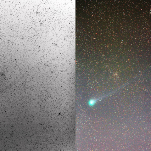 300mmによるラブジョイ彗星